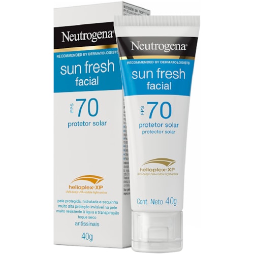 Protetor Solar Facial Neutrogena SunFresh FPS70 40g