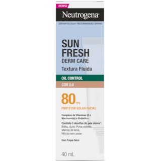 Protetor Solar Neutrogena Facial Cor 2.0 80FPS