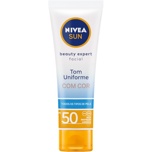 Protetor Solar Nivea Sun Facial Com Cor FPS50 50g