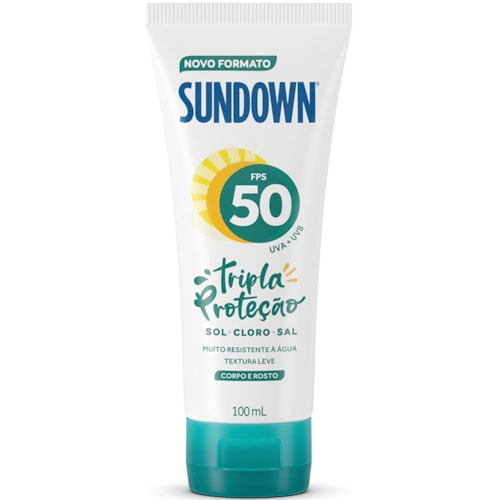 Protetor Solar Sundown Tripla Proteção FPS50 100ml