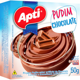 Pudim Apti Vitaminado Chocolate 50g