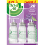 Purificador Bom Ar Spray Campos de Lavanda Refil 12ml Leve 3 Pague 2