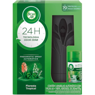 Purificador de Ar Bom Ar Freshmatic Floresta Tropical 250ml