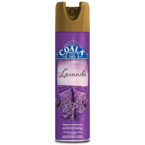 Purificador de Ar Coala Lavanda Aerossol 400ml