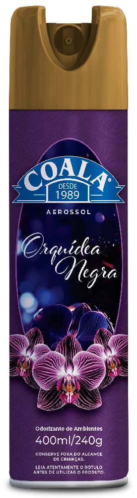Purificador de Ar Coala Orquídea Negra Aerossol 400ml - Destro