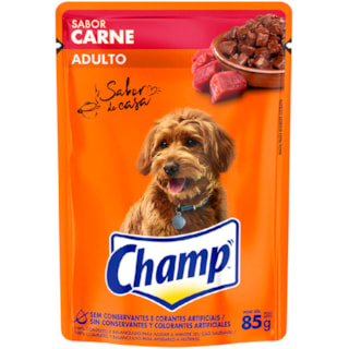 Ração Champ Carne Para Adultos Sachet 85g