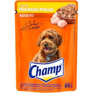 Ração Champ Frango Para Adultos Sachet 85g