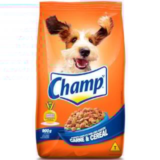 Ração Champ para Cães Adultos Sabor Carne e Cereal 900g