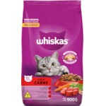 Ração de Gato Whiskas Sabor Carne Para Adultos 900g