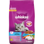 Ração de Gato Whiskas Sabor Peixe Para Adultos 900g