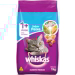 Ração para Gatos Adultos Whiskas Peixe 1kg
