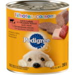 Ração Úmida Pedigree Lata Filhotes Patê Sabor Carne e Frango 280g