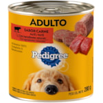 Ração Úmida Pedigree Lata Patê Sabor Carne 280g