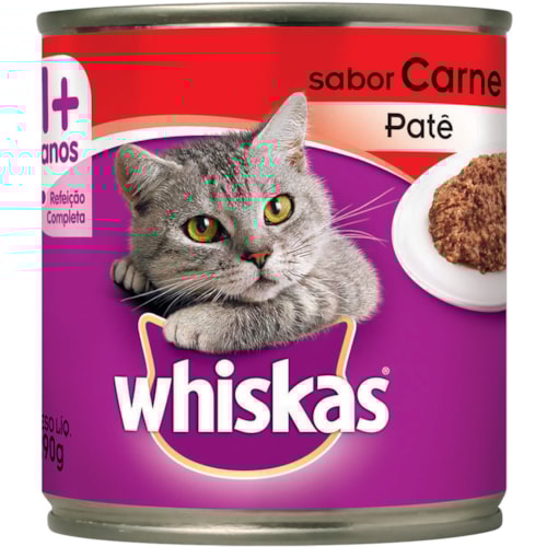 Ração Whiskas para Gatos Adultos sabor Carne 290g