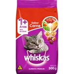 Ração Whiskas para Gatos sabor Carne 500g