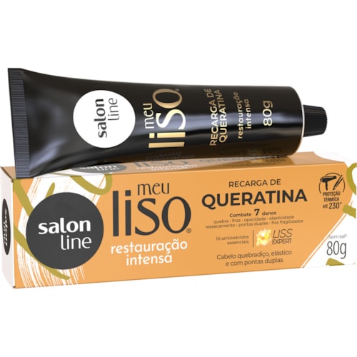 Recarga de Queratina Salon Line Restauração Intensa 80g