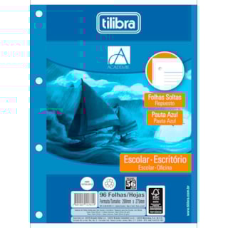Refil Tilibra para Caderno Argolado Universitário Académie 96FL