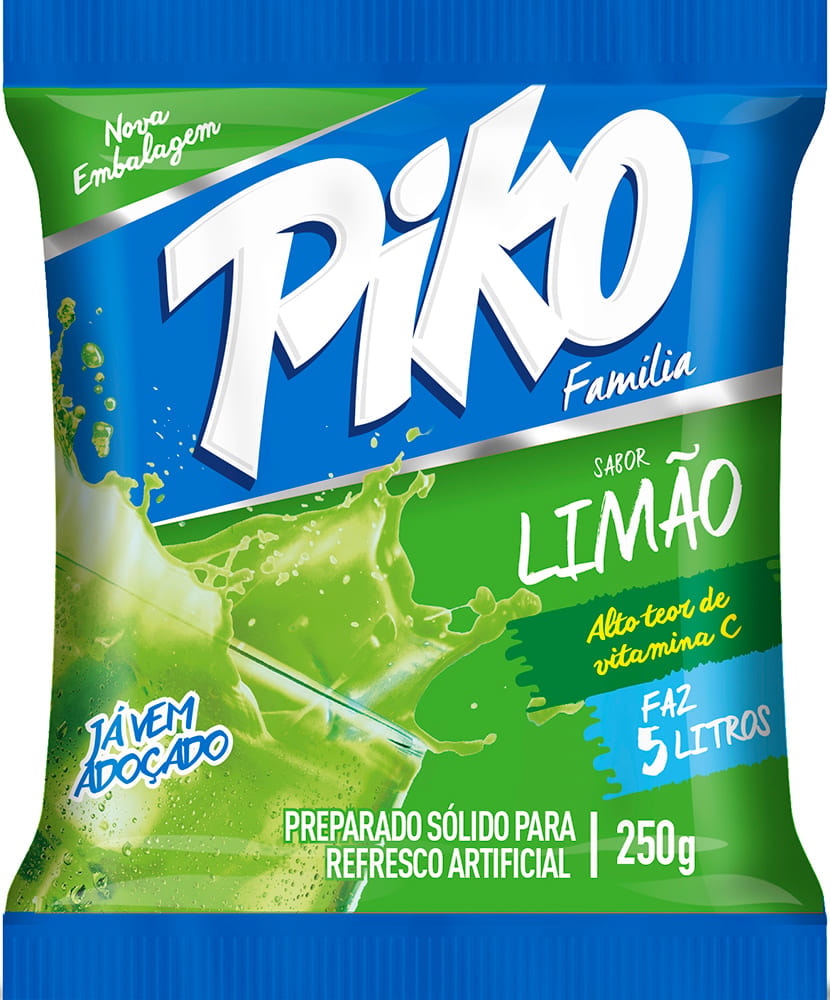 Refresco Piko Família Limão 250g - Destro