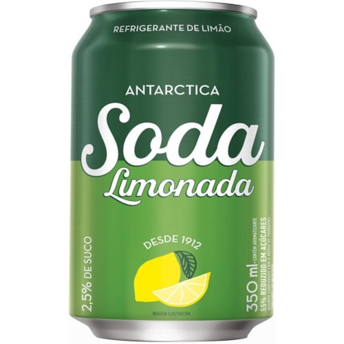 Refrigerante Soda Limonada Lata 350ml