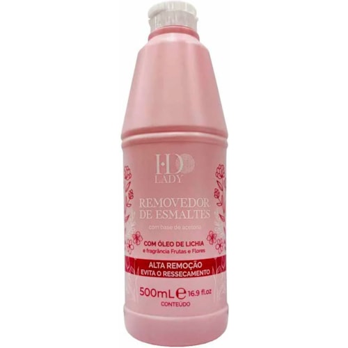 Removedor de Esmaltes Hd Lady Óleo de Lichia 500ml
