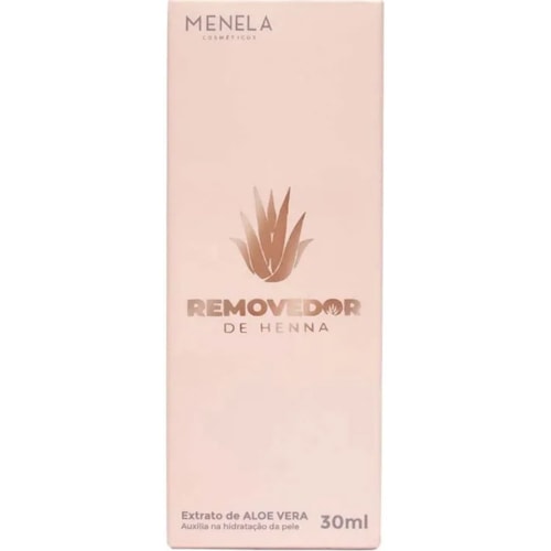 Removedor de Henna Menela Extrato de Aloe Vera 30ml