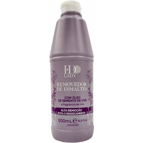 Removedor HD Lady de Esmalte Óleo de Uva 100ml