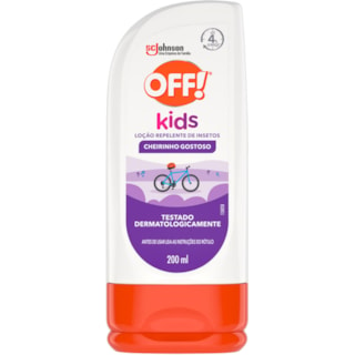 Repelente OFF Kids Loção Cheirinho Gostoso 200ml