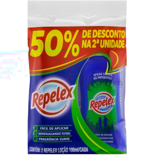 Repelente Repelex Loção 2Un 100ml