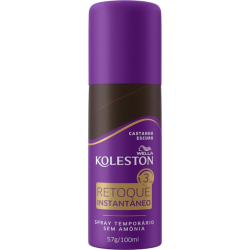 Retoque Instantâneo Spray Koleston Castanho Escuro 100m