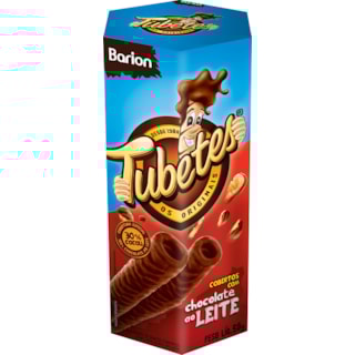 Rolinhos Tubetes Wafer Coberto com Chocolate 50g