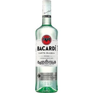 Rum Bacardi Carta Branca Superior 980ml