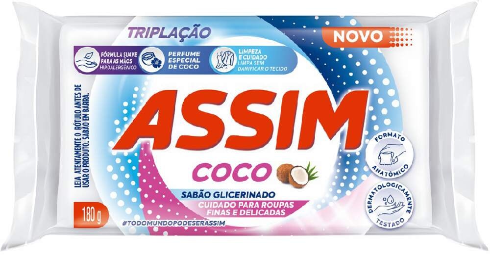 Sabão Ypê em Barra Azul Multiativo 200g - Destro