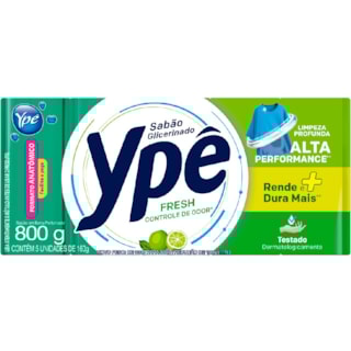 Sabão em Pedra Ypê Verde Fresh 5X160g