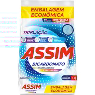 Sabão em Pó Assim Triplação 4kg Embalagem Econômica