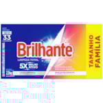 Sabão em Pó Brilhante Limpeza Total 2,2kg