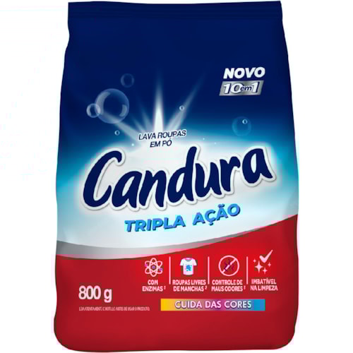 Sabão em Pó Candura Tripla Ação 800g