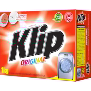 Sabão em Pó Klip Cartucho 1kg