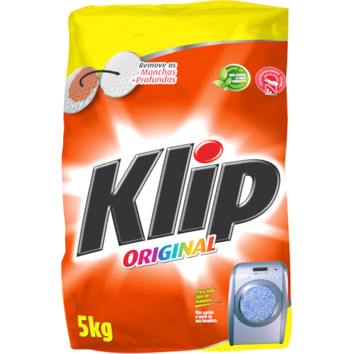 Sabão em Pó Klip Cartucho 5kg