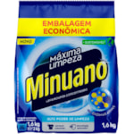 Sabão em Pó Minuano Máxima Limpeza Sachet 1,6kg Embalagem Econômica