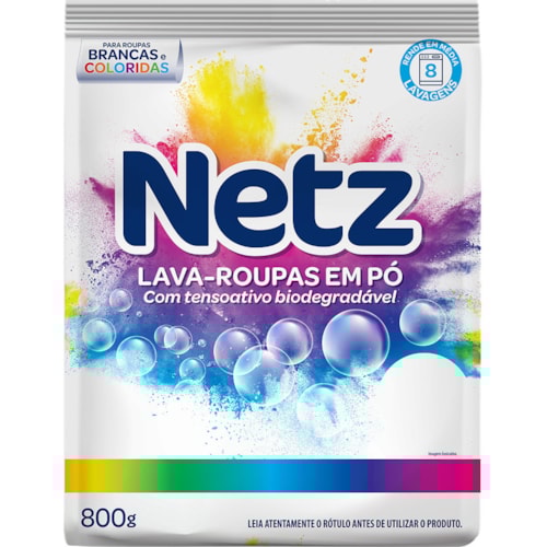 Sabão em Pó Netz Sachê 1,6Kg