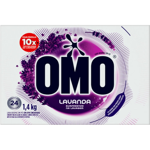 Sabão em Pó Omo Lavanda 1,4Kg