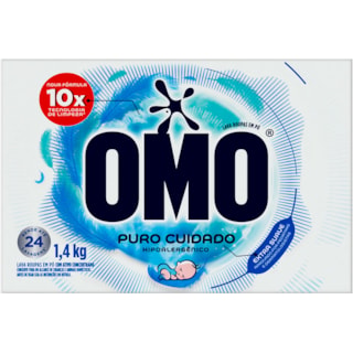 Sabão em Pó Omo Puro Cuidado 1,4Kg