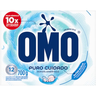 Sabão em Pó Omo Puro Cuidado 700g