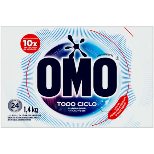 Sabão em Pó Omo Todo Ciclo 1,4Kg