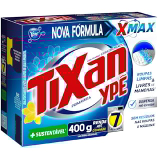 Sabão em Pó Tixan Ypê Primavera 28x400g