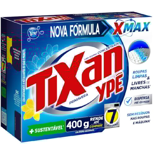 Sabão em Pó Tixan Ypê Primavera 28x400g