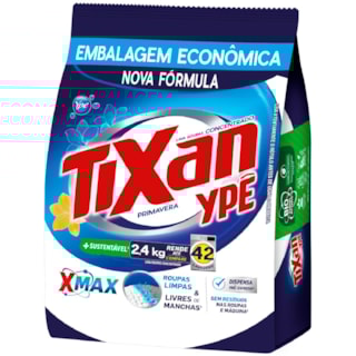 Sabão em Pó Tixan Ypê Primavera 8x2,4kg