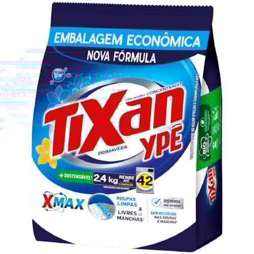 Sabão em Pó Tixan Ypê Primavera 8x2,4kg