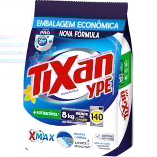 Sabão em Pó Tixan Ypê Primavera Sachet 8Kg