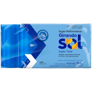 Sabão Girando Sol Ação Total 900g